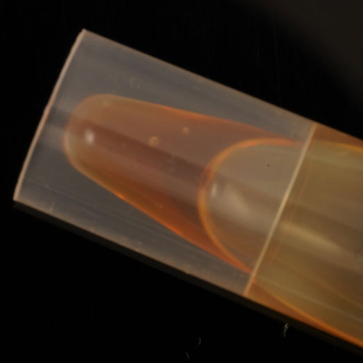 Flüssigkeit mit delta-9-THC, delta-9-THC-Acetat und delta-8-THC, erworben als Liquid-Cart., 09.01.2024 (Berlin)